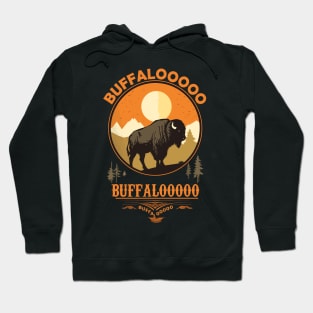 Lucky Buffalo Buffalooooo Buffalogo Design Hoodie